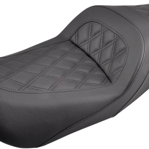 SADDLEMEN Lattice Stitched Slim Seat Slim LS 2-Up Seat - Team Dream Rides