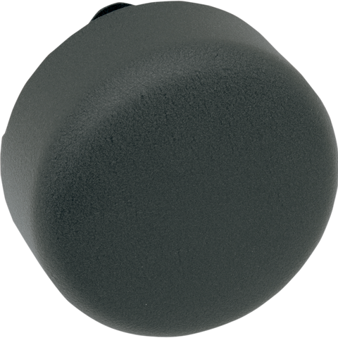 DRAG SPECIALTIES Round Horn Cover - Black Wrinkle Horn Cover - Team Dream Rides