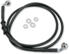 DRAG SPECIALTIES Brake Line - Front - Black - +6" - '10-'15 FXDWG Extended Length Black Vinyl Brake Line Kit - Team Dream Rides