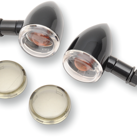 DRAG SPECIALTIES Mini-Duece Marker Light Kit - Clear/Smoke Mini Deuce Marker Lights — Marker Light - Team Dream Rides