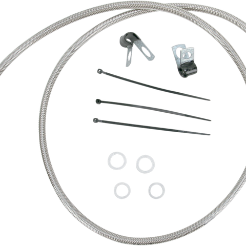 DRAG SPECIALTIES Brake Line - Front - +8