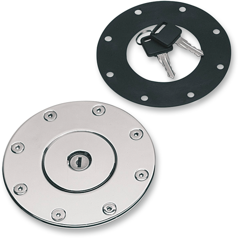 DRAG SPECIALTIES Aero Gas Cap - 120mm - Vented Aero Gas Cap - Team Dream Rides