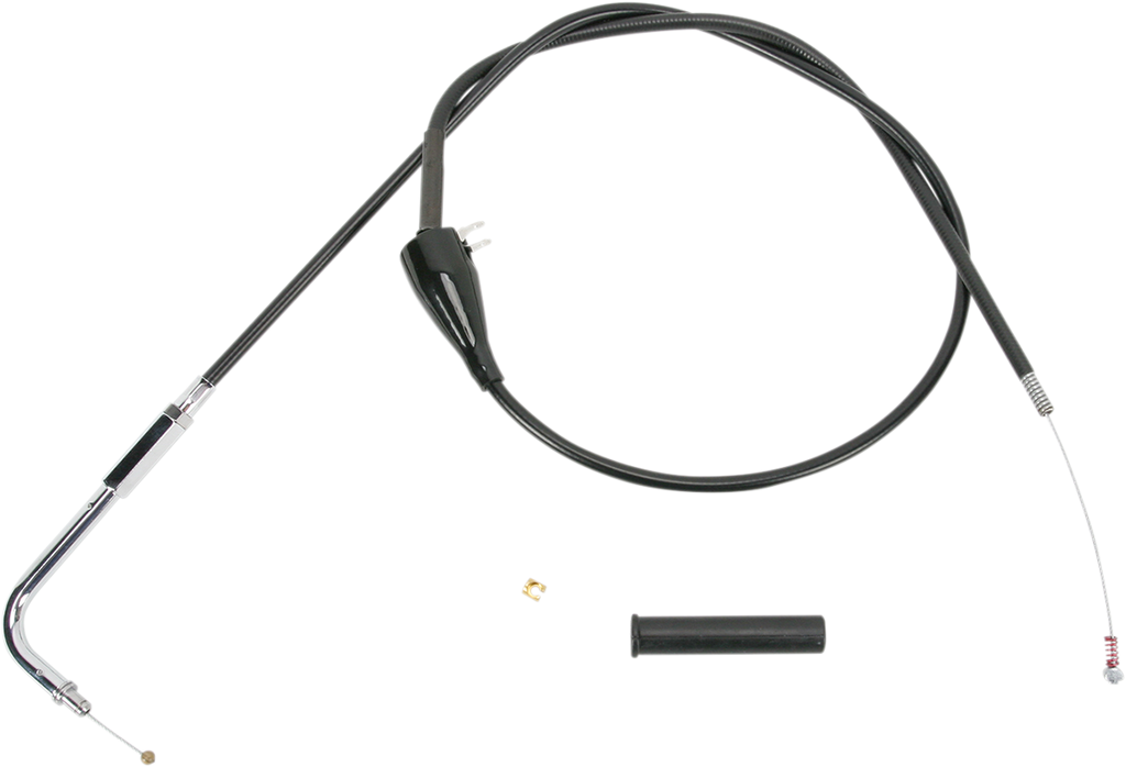 DRAG SPECIALTIES 48" Vinyl Idle Cable w/ Cruise Black Vinyl Throttle/Idle Cable - Team Dream Rides