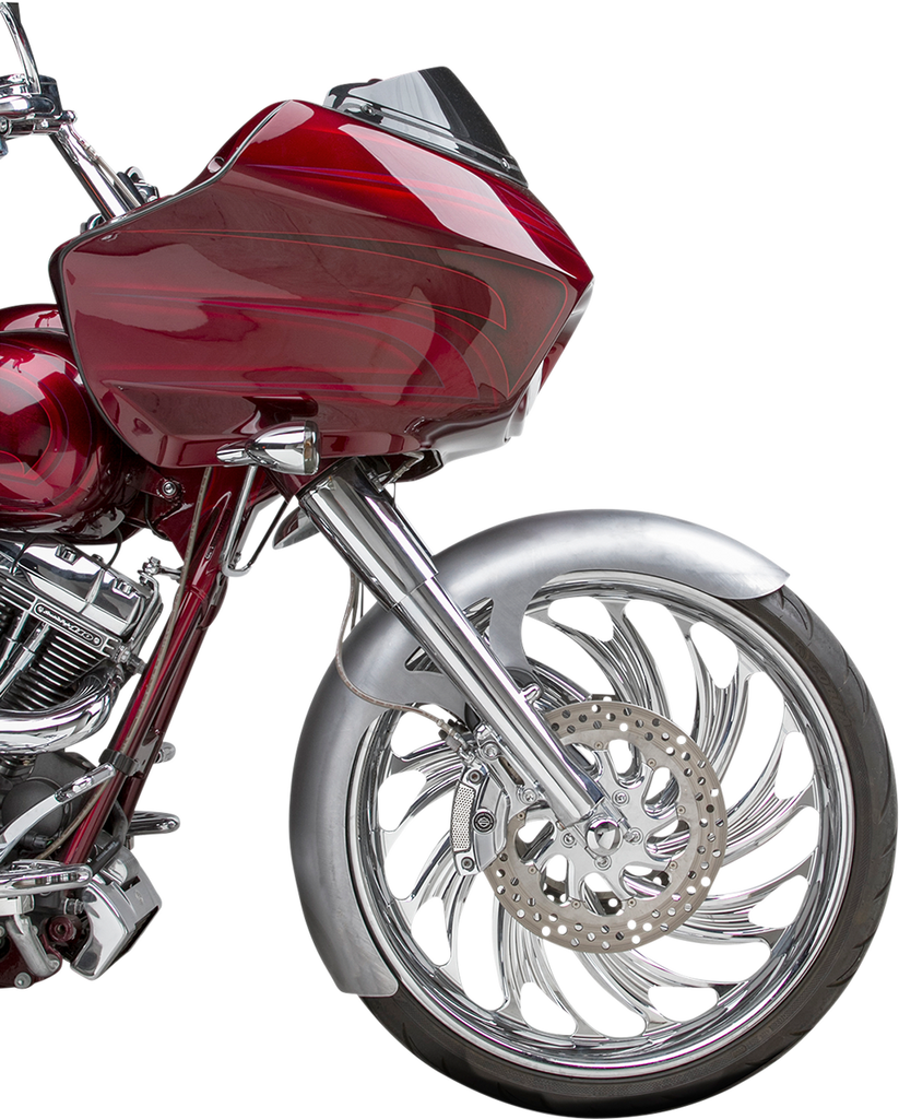 ARLEN NESS Real Steel Rapper Front Fender - 23" - 6.3" W - FLHT Real Steel Rapper Front Fender - Team Dream Rides