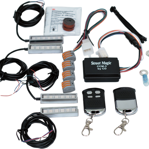 CUSTOM DYNAMICS Magical Wizard™ Starter Kit - Bluetooth Magical Wizards™ Color Changing LED Accent Lights Starter Kit - Team Dream Rides