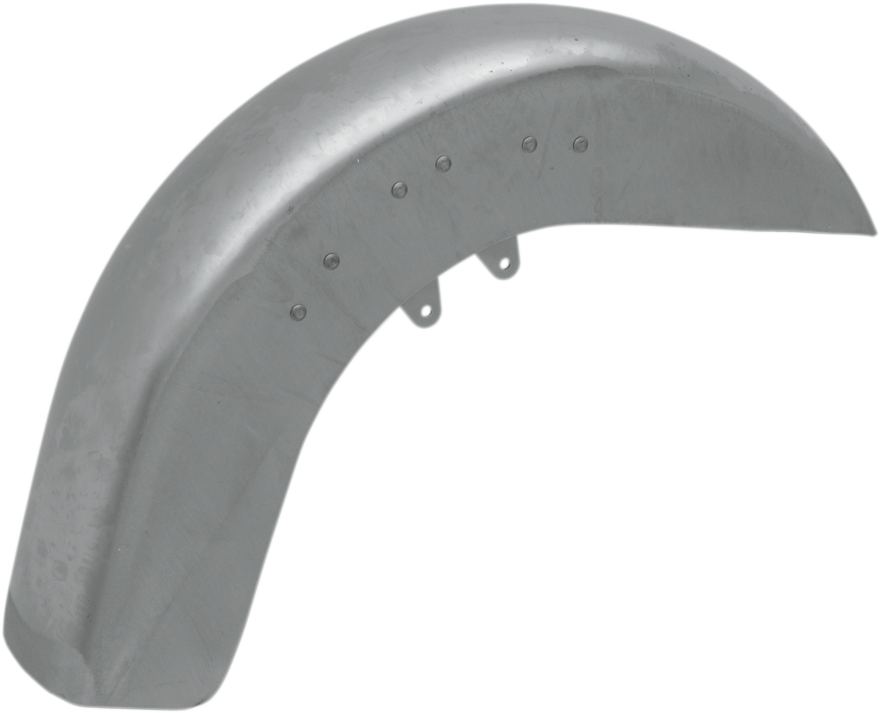 DRAG SPECIALTIES Smooth Front Fender - Raw - Steel Heavy-Duty Front Fender - Team Dream Rides