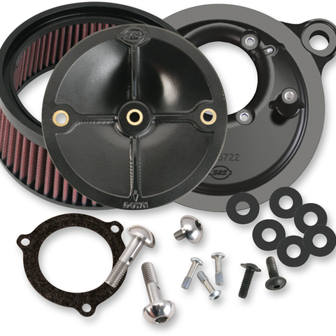 S&S CYCLE Air Cleaner Stealth for/66Mm Throttle Body Super Stock™ Stealth Air Cleaner Kit - Team Dream Rides