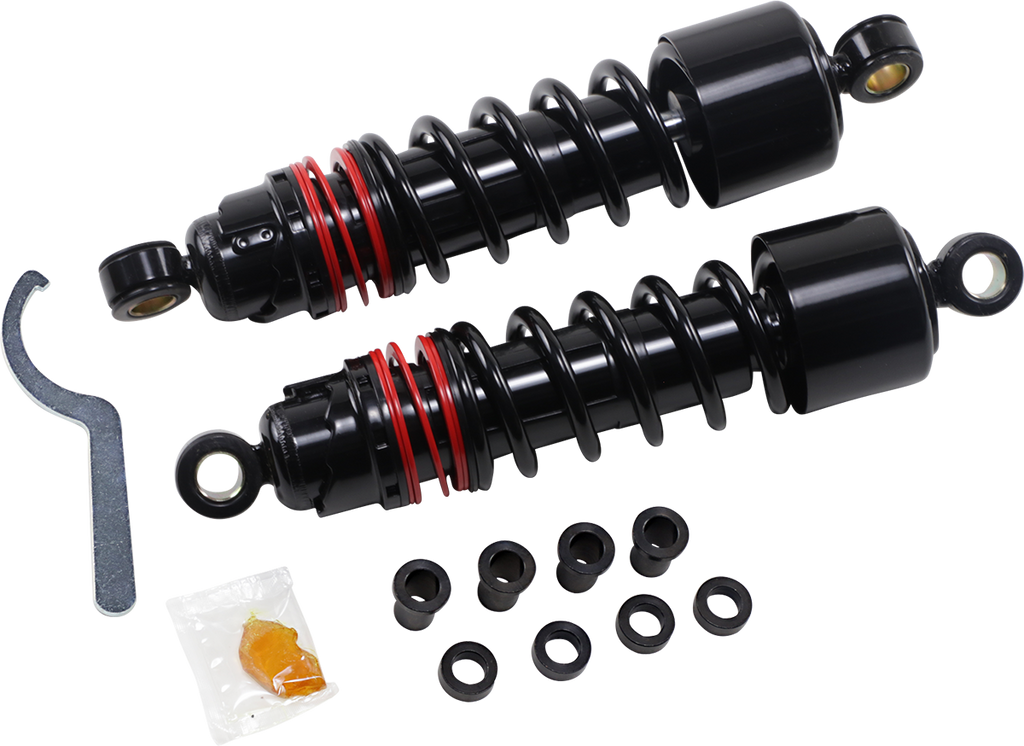 BURLY BRAND Slammer Plus Shocks - Black - XL Slammer Plus Shocks - Team Dream Rides