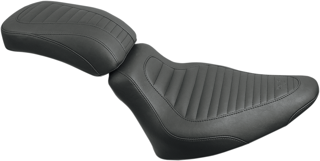 MUSTANG Tripper Solo Seat - Tuck and Roll Tripper™ Synthetic Leather Solo Seat - Team Dream Rides