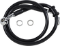 DRAG SPECIALTIES Brake Line - +2" - Black - '18-'20 Softail Extended Length Stainless Steel Brake Line - Team Dream Rides