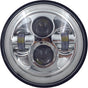 HIGH DEFINITION 7" LED HEADLIG FULL HALO CHROME - Team Dream Rides