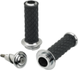 BILTWELL Chrome Alumicore Grips for TBW Alumicore Grips - Team Dream Rides