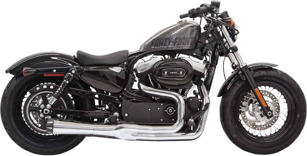 BASSANI XHAUST Mega Power Exhaust - Chrome Road Rage II Mega Power 2:1 System - Team Dream Rides