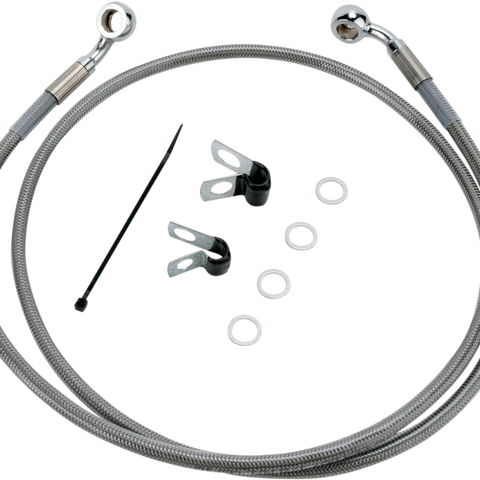 DRAG SPECIALTIES Brake Line - Front - +4