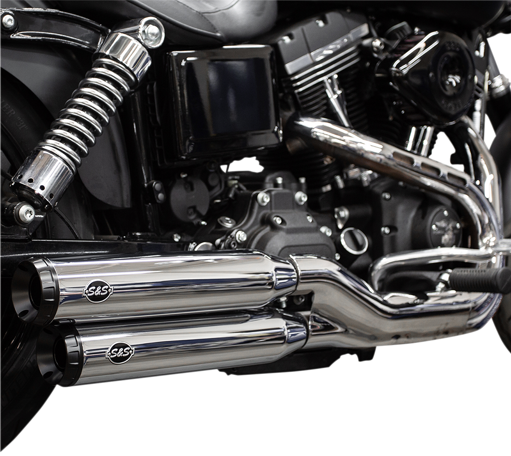 S&S CYCLE Grand National Mufflers - Chrome Grand National Slip-On Mufflers - Team Dream Rides