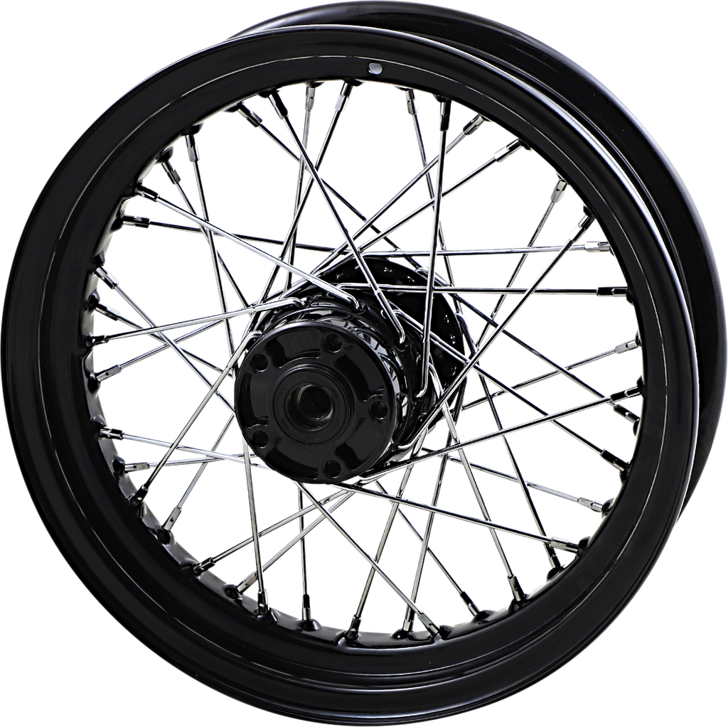 DRAG SPECIALTIES Wheel - Rear - 16x3 - Black - 97-99 ST Replacement Laced Wheel - Team Dream Rides