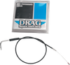 DRAG SPECIALTIES 37-9/10" Vinyl Throttle Cable Black Vinyl Throttle/Idle Cable - Team Dream Rides