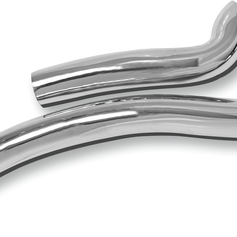 BASSANI XHAUST Sweeper Heat Shields - Chrome Radial Sweepers 2-Pc Heat Shield - Team Dream Rides