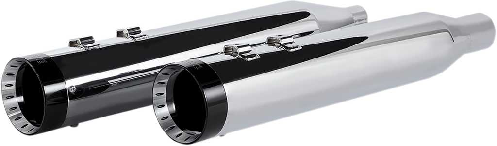 KHROME WERKS 4.5" Mufflers for Touring - Chrome with Turbine HP-Plus 4.5" Slip-On Mufflers - Team Dream Rides