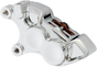 ARLEN NESS 4-Piston Caliper - Left - 11.8" - Chrome Ness Tech Four-Piston Caliper - Team Dream Rides