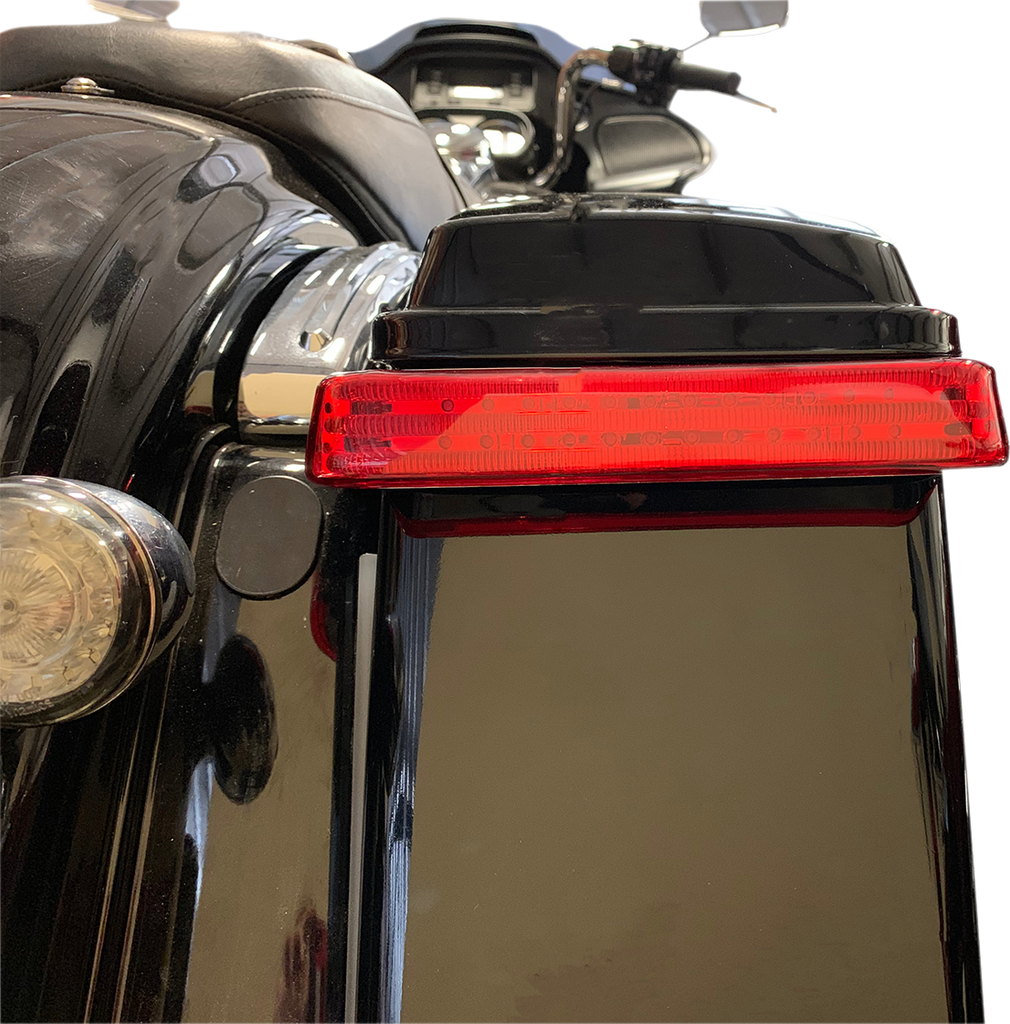 CUSTOM DYNAMICS Saddlebag Lights - BCM - Chrome/Red ProBEAM® BAGZ™ LED Saddle Bag Lights - Team Dream Rides