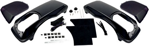 HOGTUNES Speaker Lid Kit - w/o Speakers Saddlebag Speaker Lid Kit - Team Dream Rides
