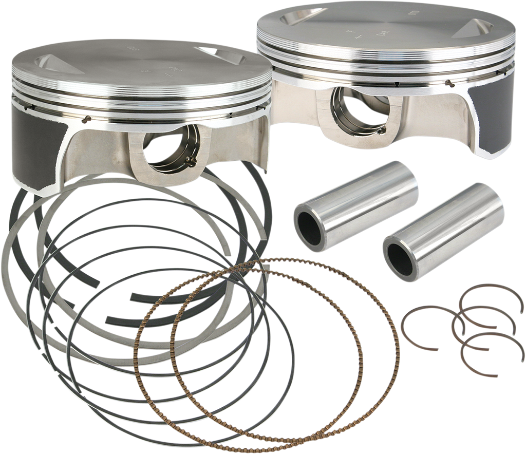 S&S CYCLE Piston Kit - Standard Forged Piston Kits for Hot Set Up Kits - Team Dream Rides