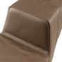 SADDLEMEN Step Up Seat - Passenger Lattice Stitched - Brown Step Up Seat — Rear Lattice Stitch - Team Dream Rides