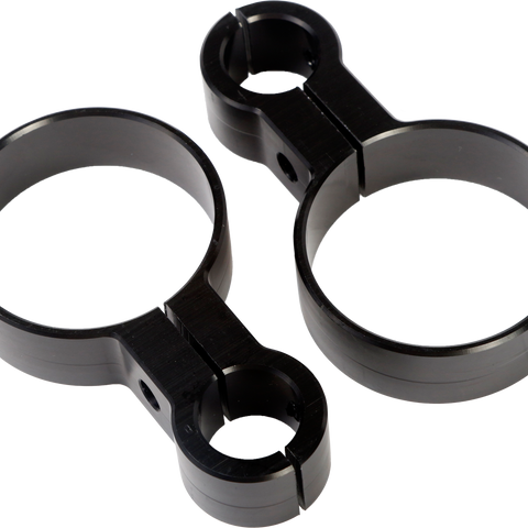 H/D Billet Shock Resi Mounts Black - Team Dream Rides