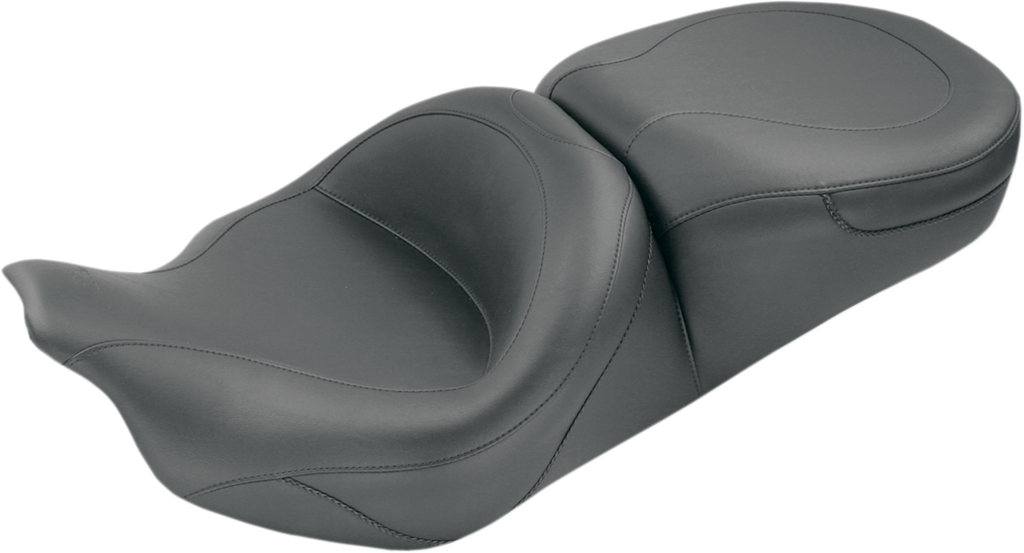 MUSTANG Touring Seat - Smooth - '08-'19 FLT One-Piece 2-Up Ultra Touring Seat - Team Dream Rides