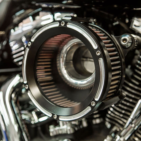 TRASK Air Cleaner Assault Electronic Fuel Injection Reverse Cut Assault Charge High-Flow Air Cleaner - Team Dream Rides