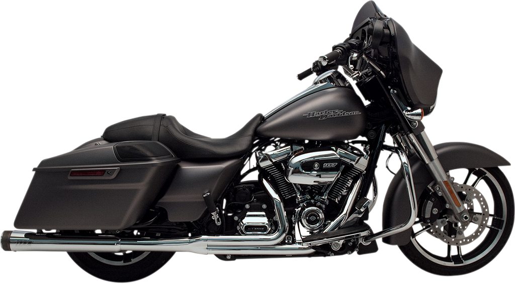 SUPERTRAPP FatShot Exhaust - Chrome FatShot 2-into-1 Exhaust System for Touring - Team Dream Rides
