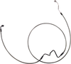 MAGNUM Brake Line - Front - Left - ABSRAD - Black Pearl +2 Designer Series DOT Extended ABS Touring Lower Brake Line Kit - Team Dream Rides