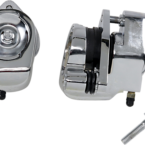 DRAG SPECIALTIES Front Caliper - Chrome - Dual Kit Front and Rear Brake Caliper Kits - Team Dream Rides