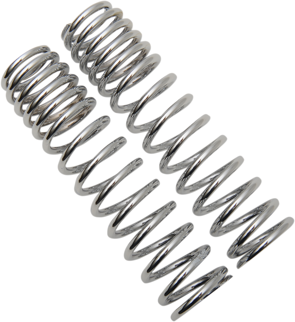 PROGRESSIVE SUSPENSION Shock Springs - 12-Series - Chrome - 70-120 lb/in 12  Series Shock Springs - Team Dream Rides