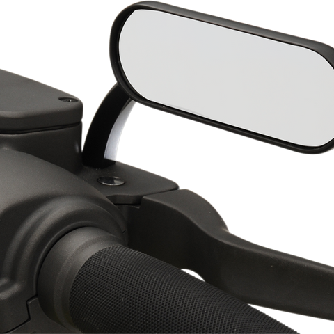 ARLEN NESS Oval Mirror - Black - Right Micro-Mirror — Mini Oval - Team Dream Rides