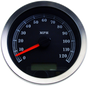 DRAG SPECIALTIES Programmable Speedometer - Black Face - MPH 4” Programmable Electronic Speedometer - Team Dream Rides