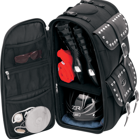 SADDLEMEN S3500S Deluxe Sissy Bar Bag S3500S Deluxe Sissy Bar Bag - Team Dream Rides