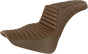 SADDLEMEN Step Up Seat - Tuck and Roll/Lattice Stitched - Brown Step Up Seat — Tuck and Roll/Lattice Stitched - Team Dream Rides
