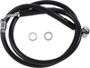 DRAG SPECIALTIES Brake Line - +10" - Black - '18-'20 Softail Extended Length Stainless Steel Brake Line - Team Dream Rides