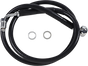 DRAG SPECIALTIES Brake Line - +10" - Black - '18-'20 Softail Extended Length Stainless Steel Brake Line - Team Dream Rides
