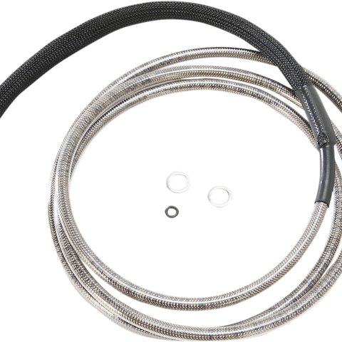 DRAG SPECIALTIES Clutch Line Stainless Steel Hydraulic Clutch Line - Team Dream Rides