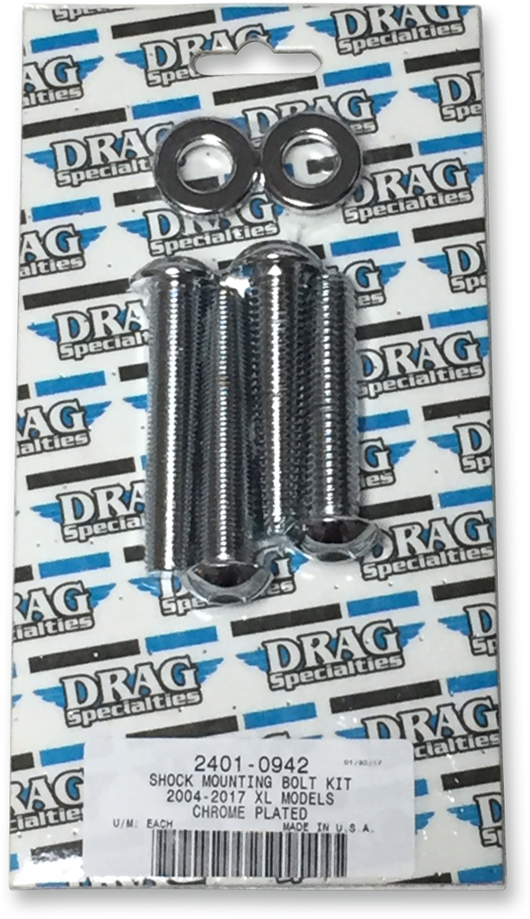 DRAG SPECIALTIES Shock Mount Kit Chrome Shock Mount Kit - Team Dream Rides