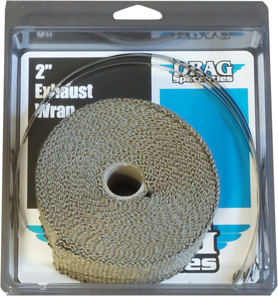 DRAG SPECIALTIES Exhaust Wrap Kit - Bronze - 2x25 Woven Basalt Exhaust Wrap Kits - Team Dream Rides