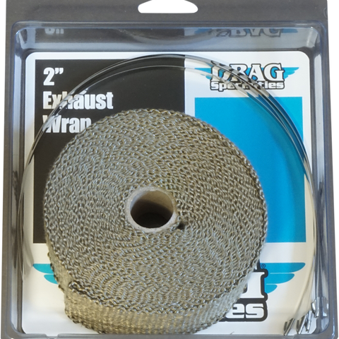DRAG SPECIALTIES Exhaust Wrap Kit - Bronze - 2x25 Woven Basalt Exhaust Wrap Kits - Team Dream Rides