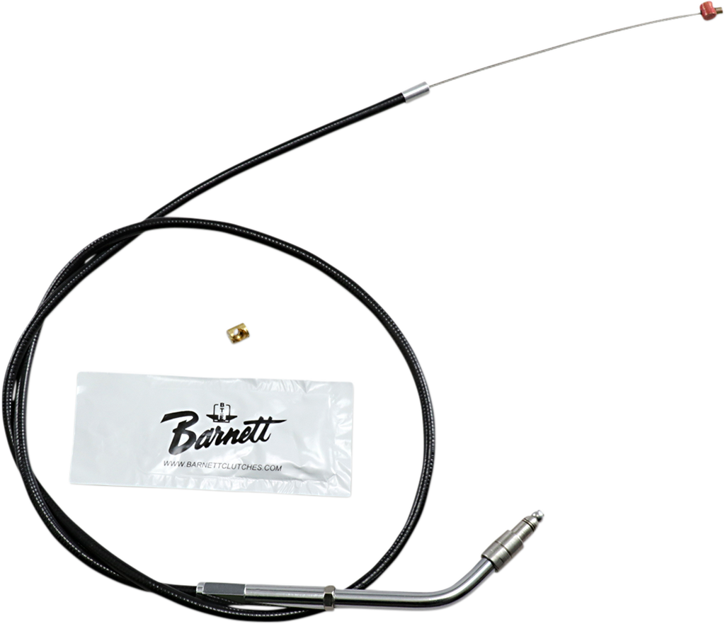 BARNETT Black Throttle Cable for '96 - '08 XL883 Black Vinyl Throttle/Idle Cable - Team Dream Rides