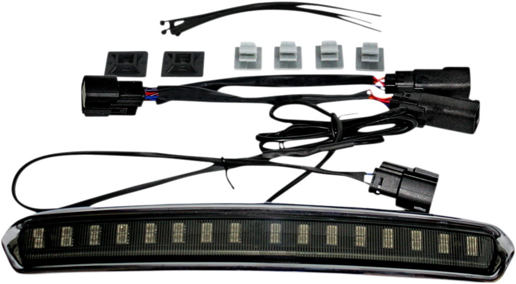 CUSTOM DYNAMICS Tour Pack Lid Light - Chrome/Smoke High Mount Tour Pak (HMT) LED Light - Team Dream Rides