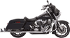 BASSANI XHAUST Fishtail Mufflers - Chrome - w/out  Baffle - 36" - 95-'16 Touring Fishtail Slip-On Mufflers - Team Dream Rides
