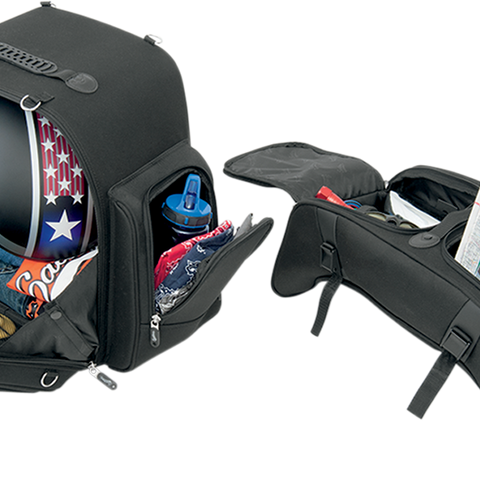 SADDLEMEN FTB3600 Sport Sissy Bar and Combo Bag FTB3600 Sport Sissy Bar and Combo Bag - Team Dream Rides