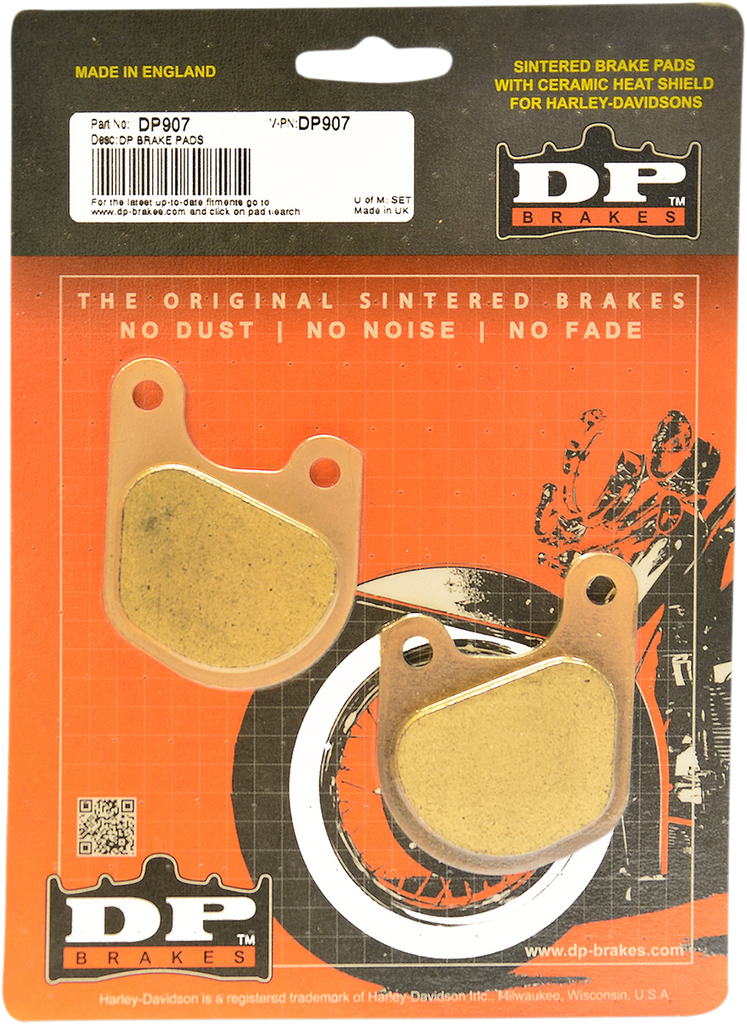 DP BRAKES Sintered Brake Pads - DP907 Sintered Metal Harley/Buell Brake Pads - Team Dream Rides